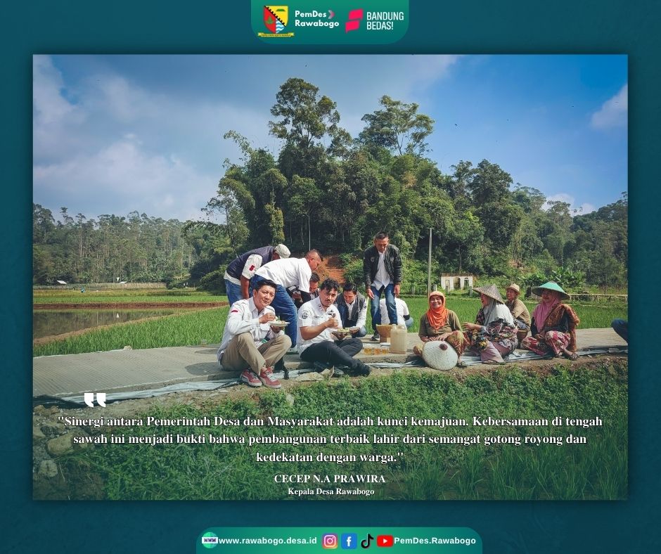 Bersama Warga, Pemerintah Desa Rawabogo Wujudkan Kemajuan Melalui Kebersamaan.